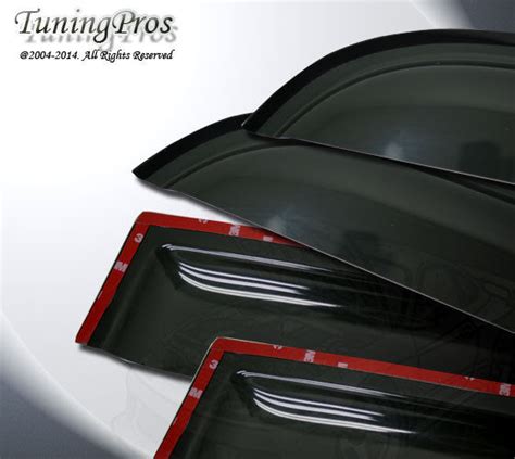 05 16 For Nissan Frontier Ext Cab 20mm Outside Mount Rain Guard Wind Visor 2pcs Ebay