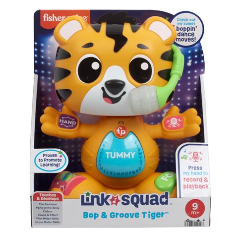 Fisher Price Link Squad Bop And Groove Tiger Baby Learning Toy Target