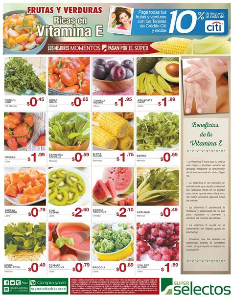 Beneficios De Las Frutas Y Verduras Con Vitamina E Ofertas Ahora