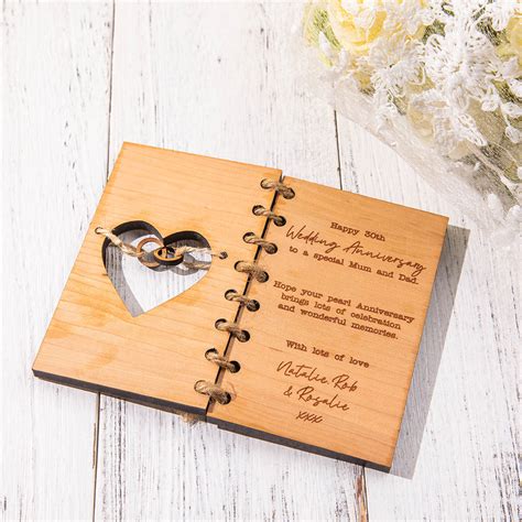 Personalized Handmade Wood Wedding Card Newlywed Keepsake T Callie