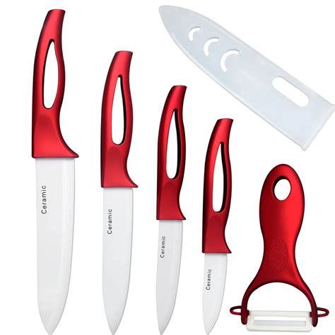 Xyj Ceramic Knife Set Kitchen Knives Inch Chef Slicing Utility