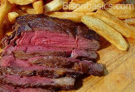 Bison Basics Pan Fried And Oven Roasted Bison Tenderloin Steak Recipe