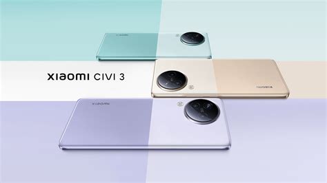 Представлен Xiaomi Civi 3 с необычным корпусом и двумя селфи камерами