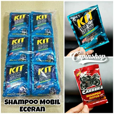 Jual SHAMPO KIT SACHET Sabun Cuci Mobil Kit Wash Glow 30ml