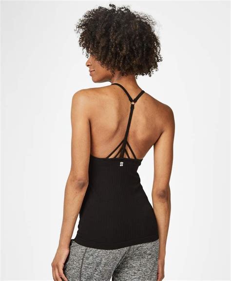 Sweaty Betty Mindful Seamless Bamboo Yoga Tank Yoga Tank Sweaty Betty Workout Tank Tops