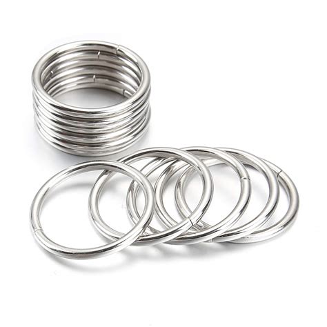 Amazon 12 Pcs Silver Multi Purpose Metal O Ring Non Welded O Ring