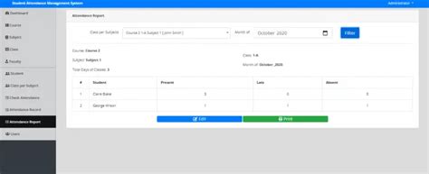 Attendance Management System Project In Java With Source Code Snetdast