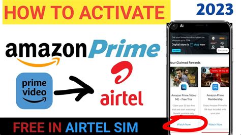 How To Activate Amazon Prime Video Airtel 699 Airtel Recharge Amazon