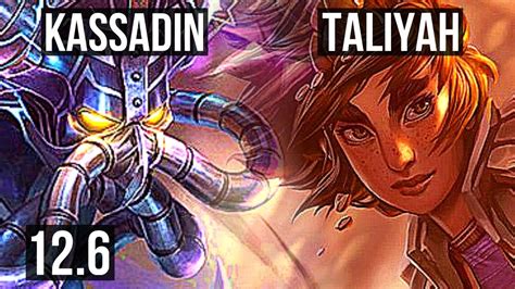 Kassadin Vs Taliyah Mid 1018 68 Winrate Legendary Na Master