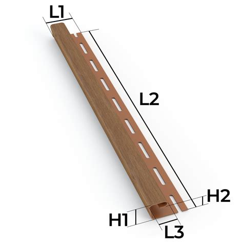 Listwa Pvc Typu J Podsufitki Dachowe Drewnopodobne Gamrat