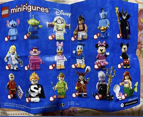 全新 Lego 71012 Minifigures Disney Series 1 絕版 一套 18 隻 1 Set 人仔 廸士尼 玩具