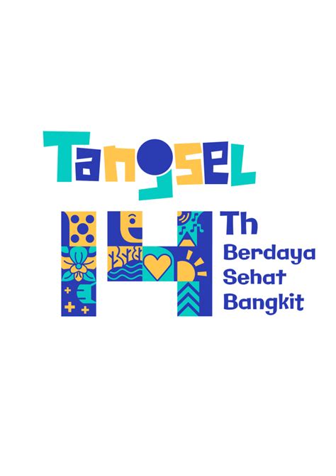 Link Download Logo HUT Tangsel ke-14 (Berdaya, Sehat & Bangkit) - Kabarbanten.com