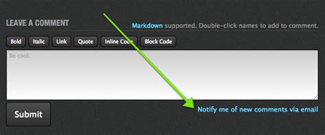 discussion improvements comment hearting  comment notifications