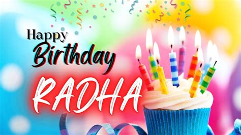 Happy Birthday Radha 🥳🎈 Happy Birthday To You Radha 🎁🎂 Birthday Song