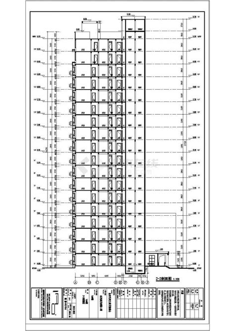 安徽18层纯剪力墙住宅楼建筑、结构施工图土木在线