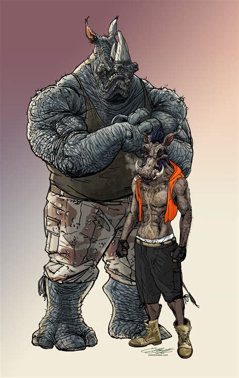 Bebop + Rocksteady by onetruth on DeviantArt