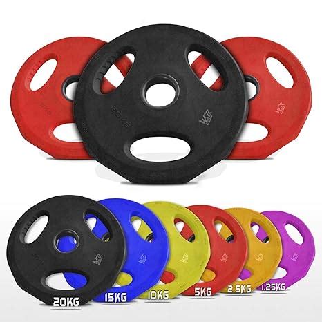 TRI GRIP Cast Iron Olympic Disc Weight Plates EZ Bar Barbell Weights