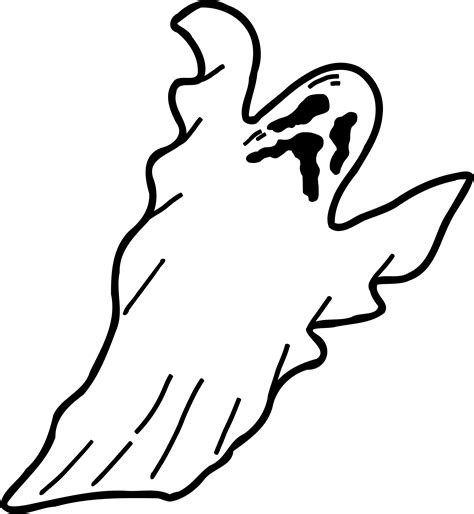 Clipart - Scary Ghost