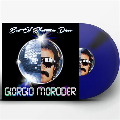 Giorgio Moroder Best Of Electronic Disco Translucent Blue Vinyl