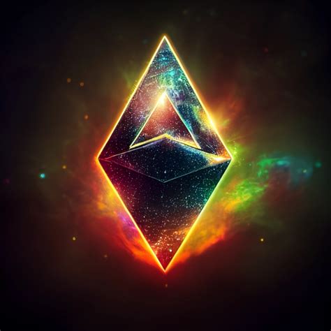 Ethereum Symbol Digital Art Hd 8k 4k Midjourney