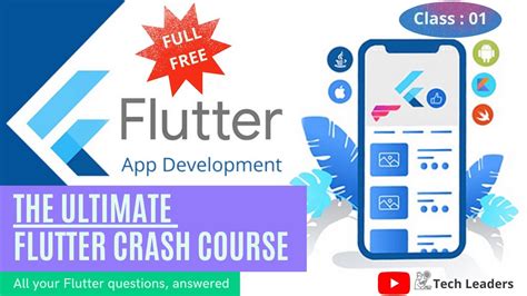 Flutter App Crash Course Tutorial With Dart Introducing Flutter Class