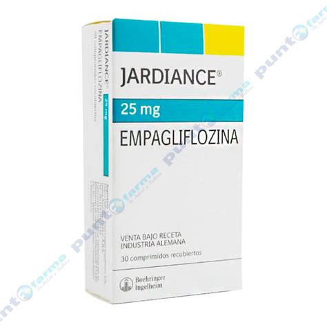 Jardiance 25 Mg Empagliflozina Caja De 30 Comprimidos Recubiertos