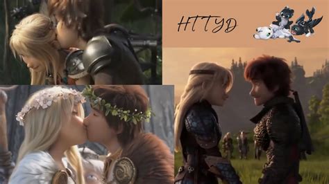 How To Train Your Dragon Hiccup And Astrid Kiss Howto Techno