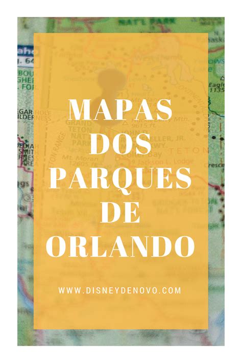 Disney Orlando Mapa Parques