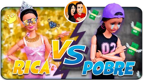 RICA VS POBRE Muñeca RICA VS Muñeca POBRE Anima Toys SUPER