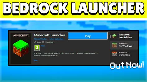 Minecraft Bedrock Edition Official Launcher Has RELEASED YouTube