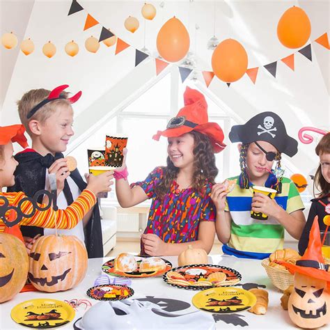 MioParty™: Disposable Halloween Plates Halloween Party Tableware and Cups for Halloween Party ...