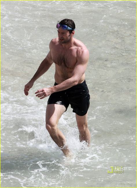 Hugh Jackman St Barts Sexy Photo 2401678 Hugh Jackman Shirtless Photos Just Jared