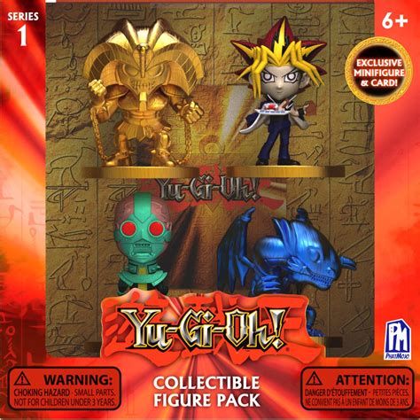 Yu Gi Oh Collectible Figure Pack 6 Cm Exodia The Forbidden One Yami Yugi Jinzo