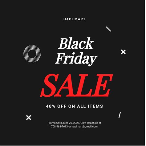 Free Black Friday Sale Instagram Post Template Edit Online And Download