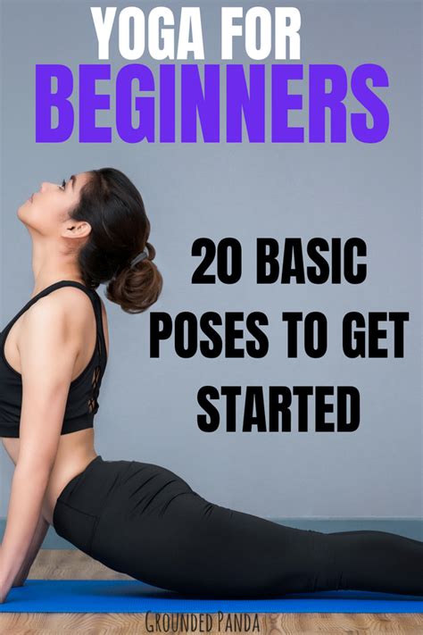 20 Yoga Poses For Complete Beginners Free Printable Artofit