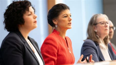 Bündnis Sahra Wagenknecht Wie Erfolgreich Kann Die Partei Werden