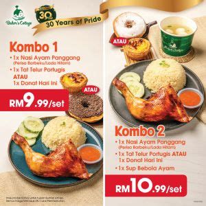 Irresistible Baker S Cottage Roasted Chicken Combo Sets From RM9 99