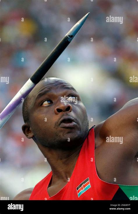 Kenyas Julius Yego Competes In The Mens Javelin Throw Final At The