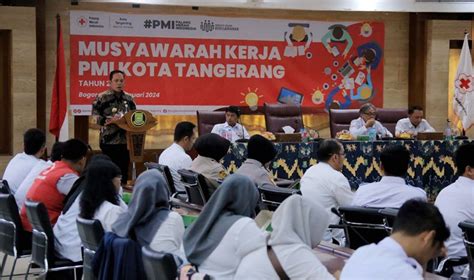 Pj Wali Kota Tangerang Minta PMI Terus Siapsiaga Melayani Warga