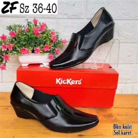 Jual Sepatu Kickers Sepatu Pantofel Wanita Cewe Formal Kerja Kantor