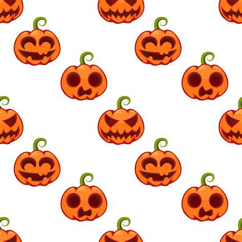 Pattern seamless pumpkin Halloween 24105655 Vector Art at Vecteezy