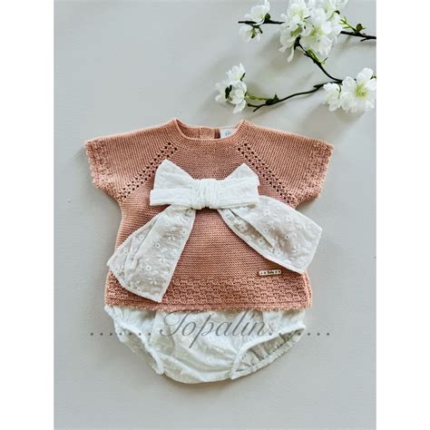 De A M Ropa Bebe Conjunto Pololo Con Jersey Hilo Topalin Verano