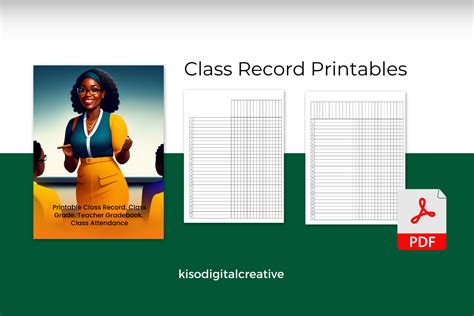 PRINTABLE CLASS RECORD Graphic by Kisopnuel Digital Creative · Creative Fabrica