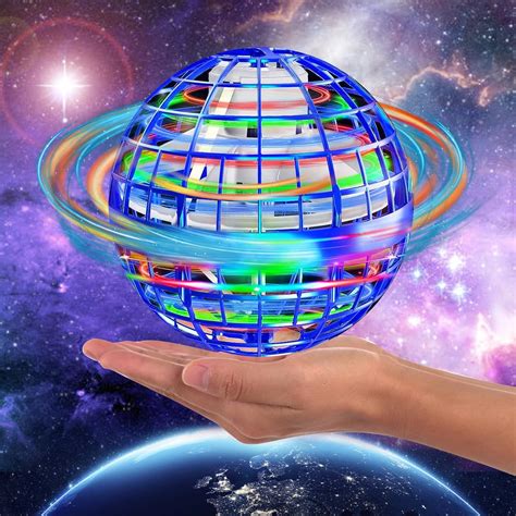 Amazon 2023 Upgraded Magic Flying Orb Ball Toy With LED Light 360