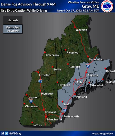 Nws Gray On Twitter We Re Dealing With Some Dense Fog Again This