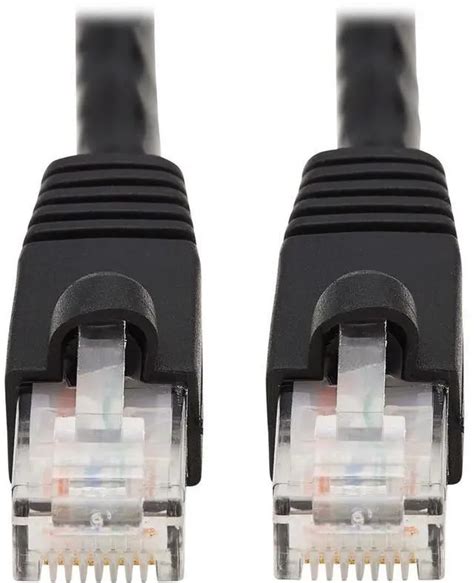 3FT CAT6 CAT6A PATCH CABLE 10G AUGMENTED SNAGLESS RJ45 M/M BLACK (N261-003-BK)