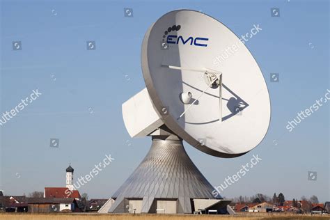 Parabolic Antenna Earth Station Raisting Bavaria Editorial Stock Photo