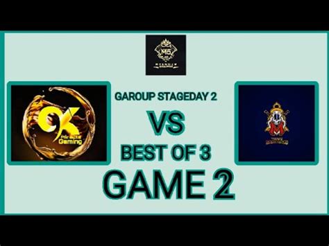 Game K Mg Esports Vs Team Mahar M Myanmar Qualifier Group A Youtube