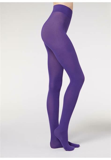 Calzedonia 50 Den Tights Blu Cielo St Cuoridark Purple Zalandoie