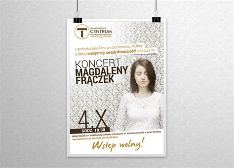 CYKLOPIA STUDIO Anna Bar Plakat koncertowy Magdaleny Frączek